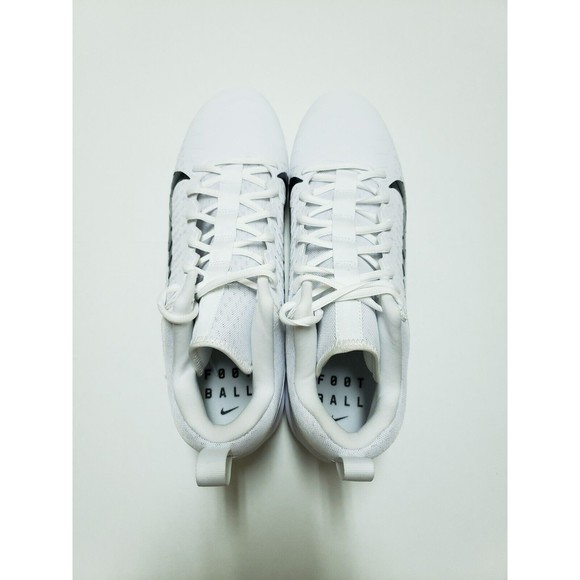Nike Alpha Menace Pro 2 Low White Black Football Cleats CV6477-100 Men Size 13.5 main image 8